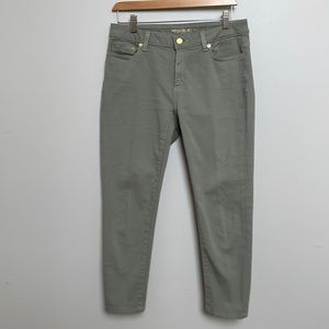 Michael Kors Ankle Length Green Jeans Size 6